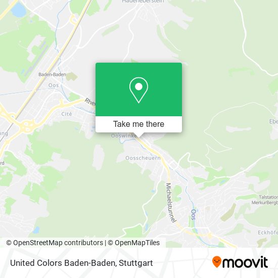 United Colors Baden-Baden map