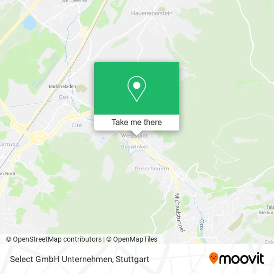 Карта Select GmbH Unternehmen