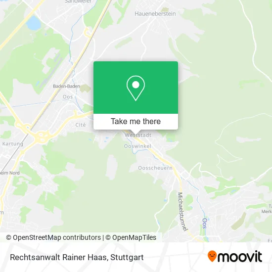 Карта Rechtsanwalt Rainer Haas