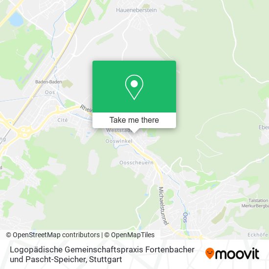 Logopädische Gemeinschaftspraxis Fortenbacher und Pascht-Speicher map