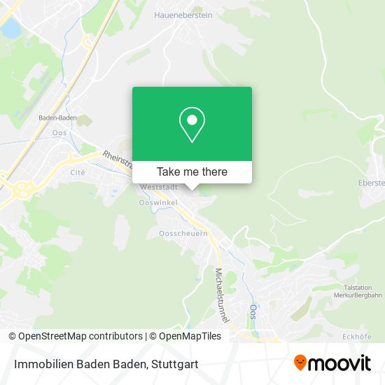 Карта Immobilien Baden Baden