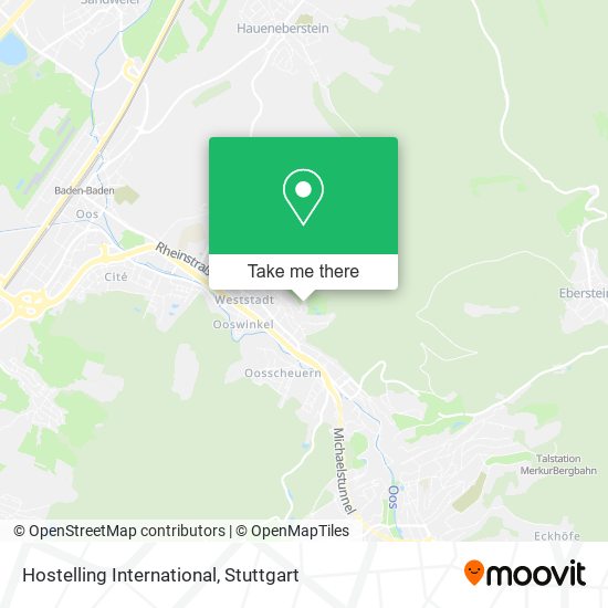 Карта Hostelling International