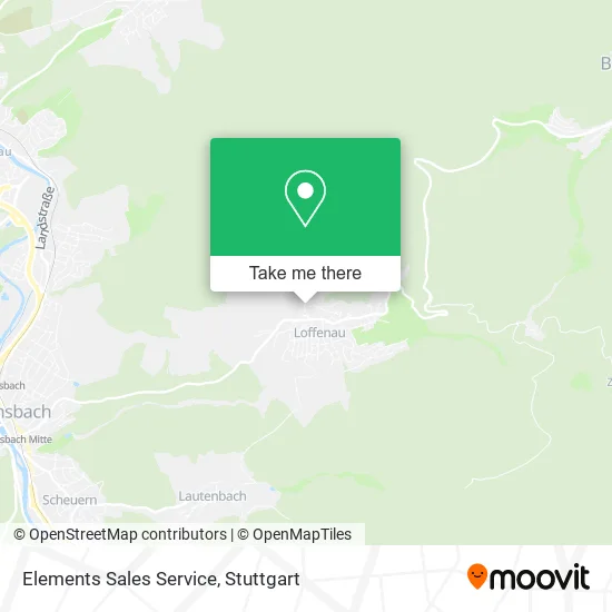 Elements Sales Service map