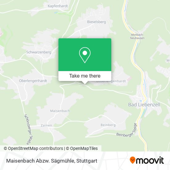 Maisenbach Abzw. Sägmühle map
