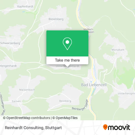Reinhardt Consulting map