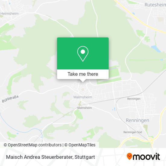 Maisch Andrea Steuerberater map