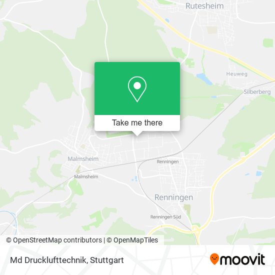 Md Drucklufttechnik map