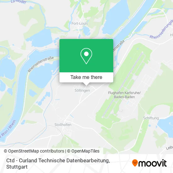 Карта Ctd - Curland Technische Datenbearbeitung