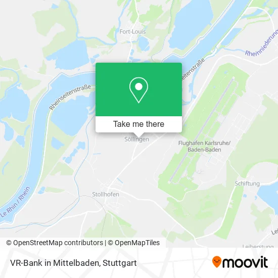 Карта VR-Bank in Mittelbaden