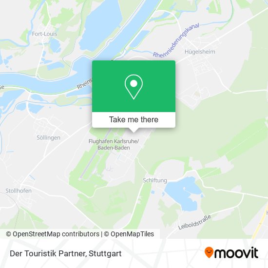 Карта Der Touristik Partner