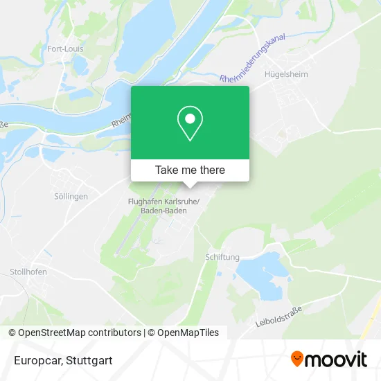 Карта Europcar