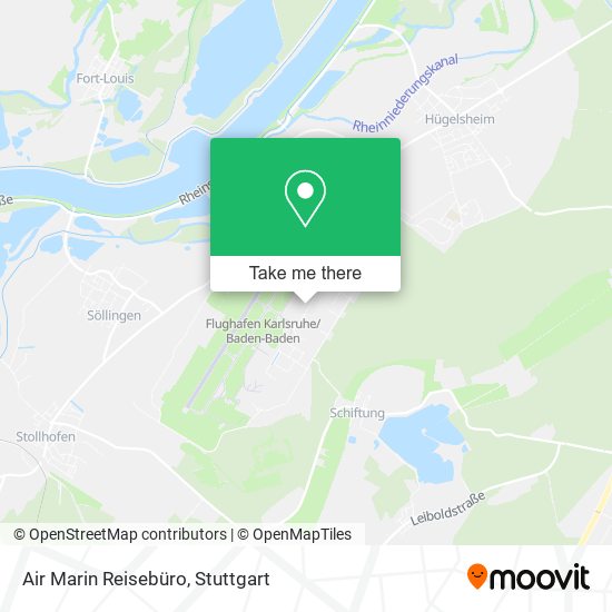 Air Marin Reisebüro map