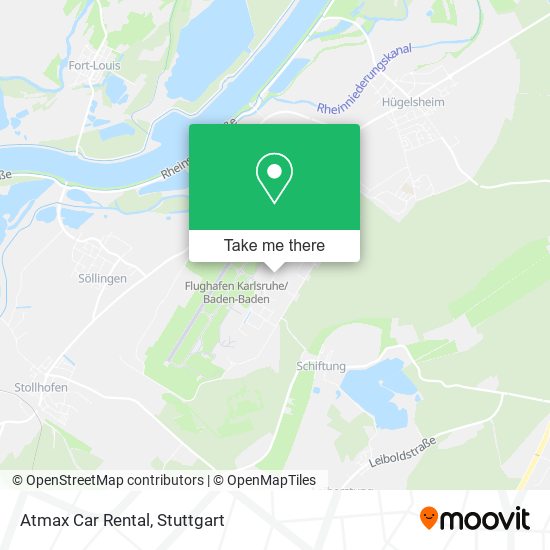 Atmax Car Rental map