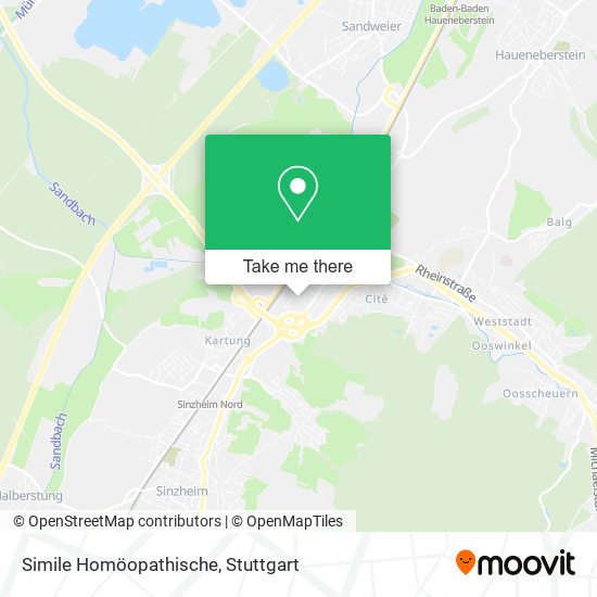 Simile Homöopathische map