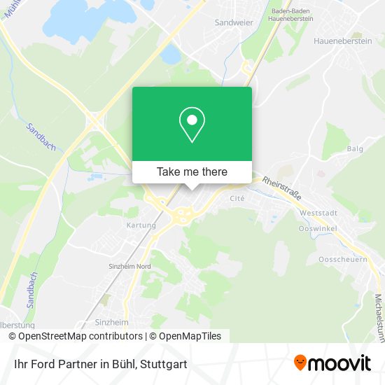 Ihr Ford Partner in Bühl map