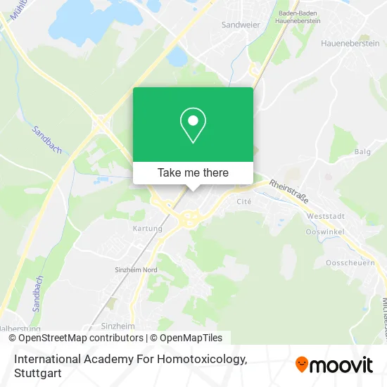 Карта International Academy For Homotoxicology