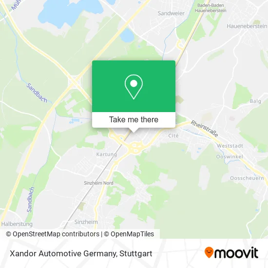 Карта Xandor Automotive Germany