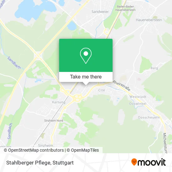 Карта Stahlberger Pflege