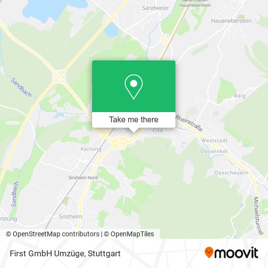 First GmbH Umzüge map