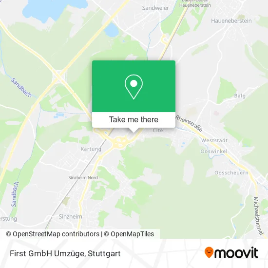 Карта First GmbH Umzüge
