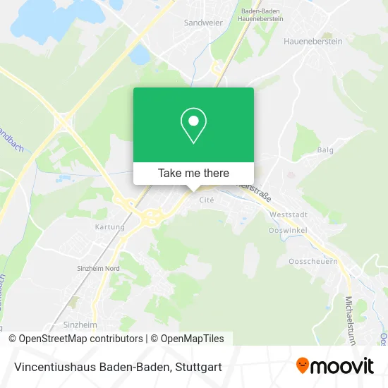 Карта Vincentiushaus Baden-Baden