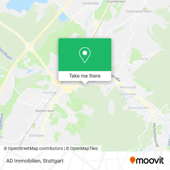 Карта AD Immobilien