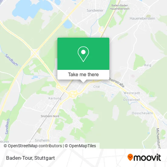Карта Baden-Tour