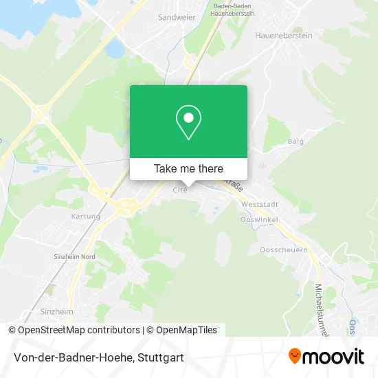Карта Von-der-Badner-Hoehe
