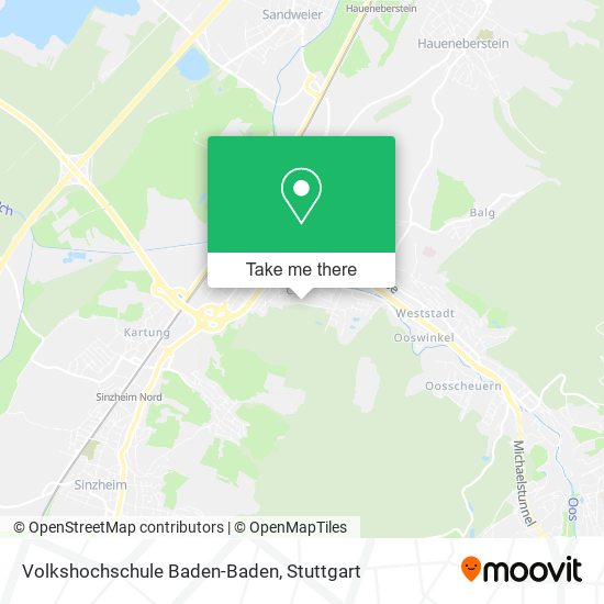 Карта Volkshochschule Baden-Baden