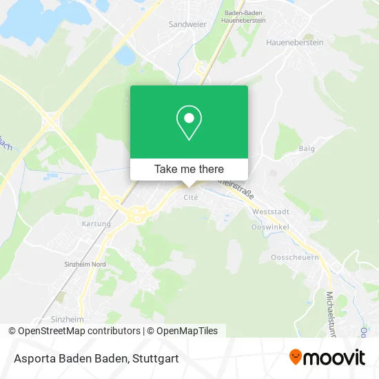 Карта Asporta Baden Baden