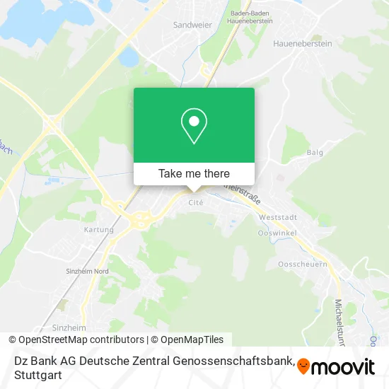 Карта Dz Bank AG Deutsche Zentral Genossenschaftsbank