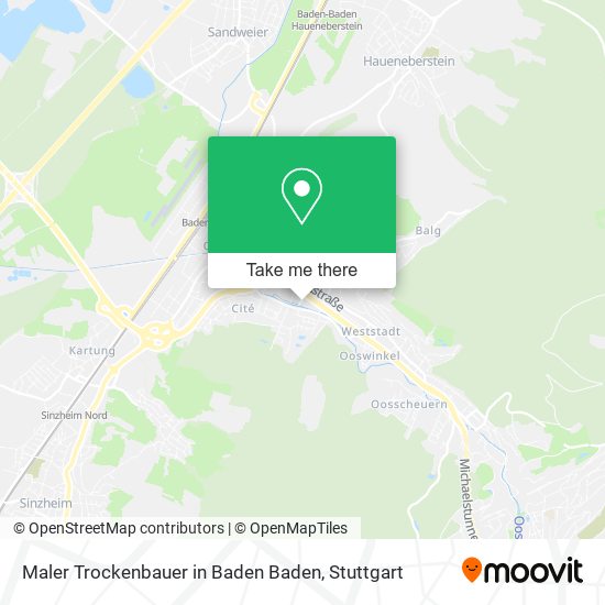 Maler Trockenbauer in Baden Baden map