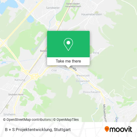 Карта B + S Projektentwicklung