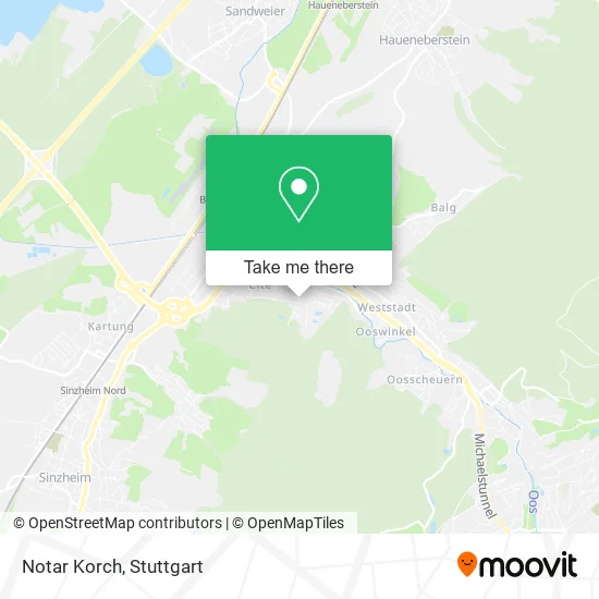 Карта Notar Korch