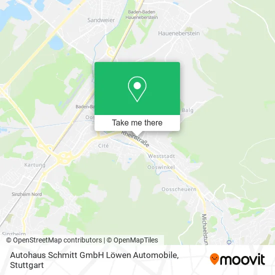 Карта Autohaus Schmitt GmbH Löwen Automobile