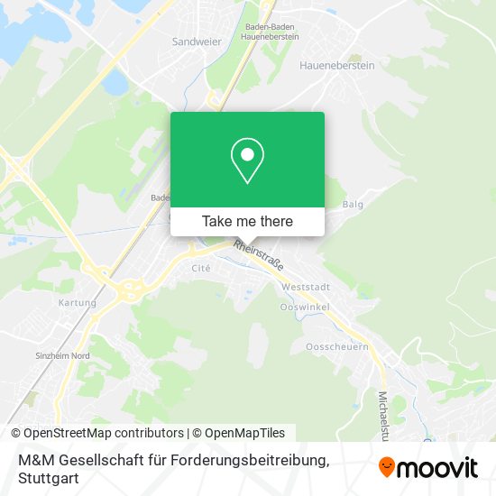 M&M Gesellschaft für Forderungsbeitreibung map