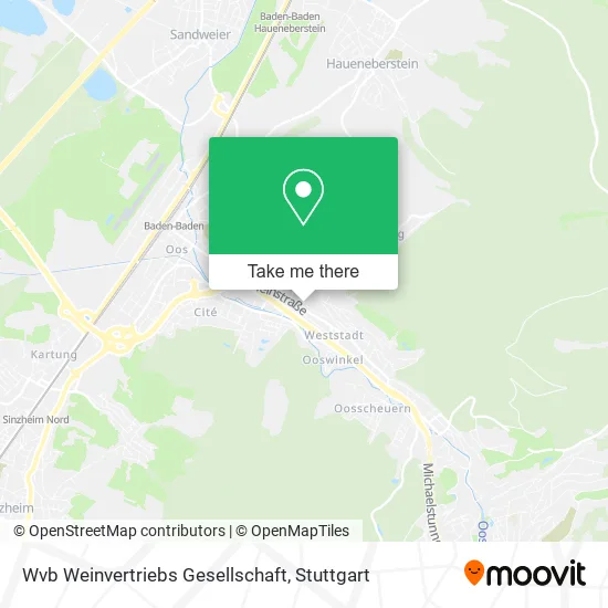 Карта Wvb Weinvertriebs Gesellschaft