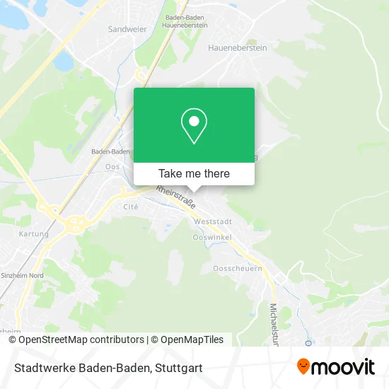 Карта Stadtwerke Baden-Baden
