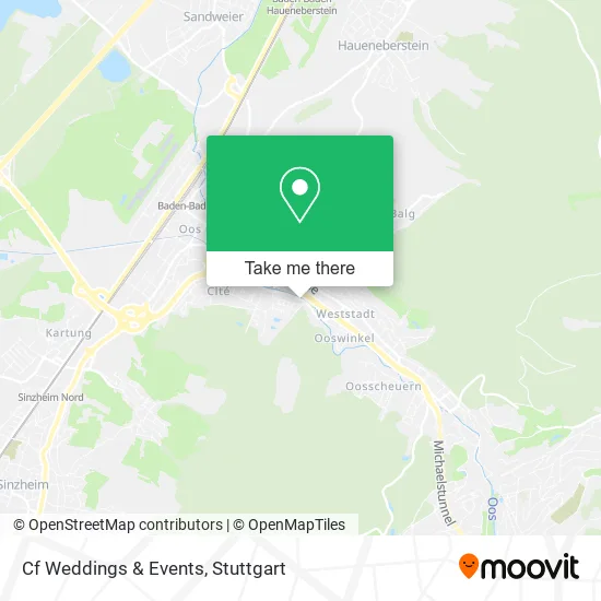 Карта Cf Weddings & Events