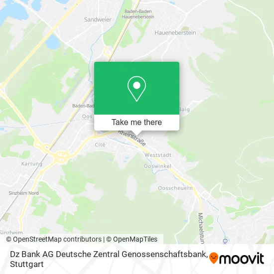 Карта Dz Bank AG Deutsche Zentral Genossenschaftsbank