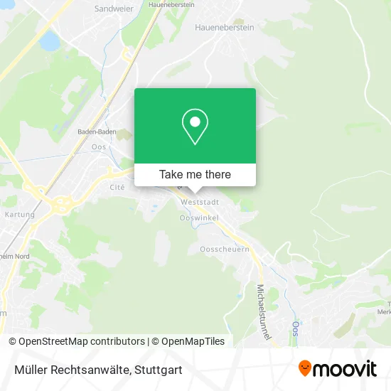 Карта Müller Rechtsanwälte