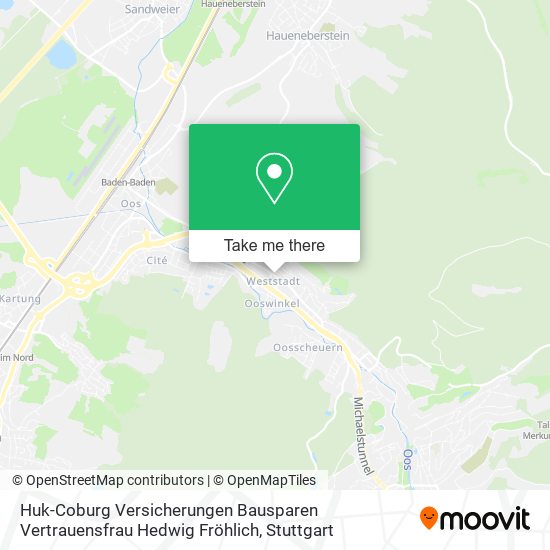 Huk-Coburg Versicherungen Bausparen Vertrauensfrau Hedwig Fröhlich map