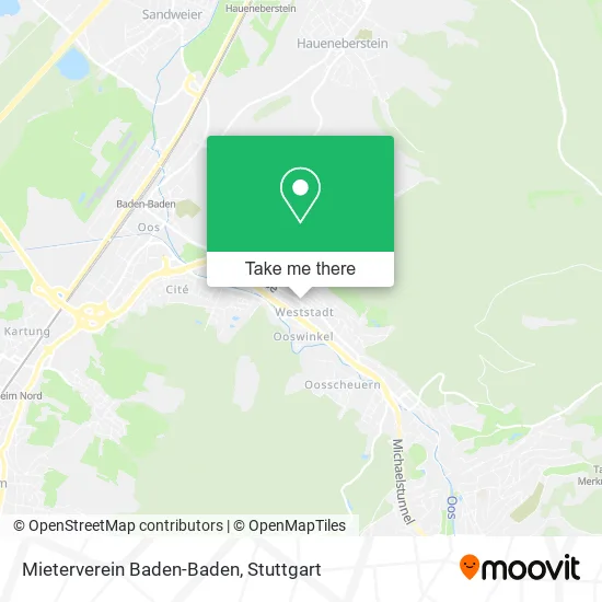 Карта Mieterverein Baden-Baden
