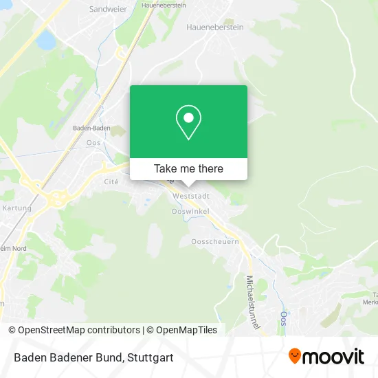 Карта Baden Badener Bund