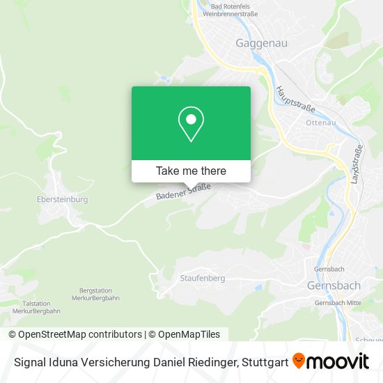 Карта Signal Iduna Versicherung Daniel Riedinger