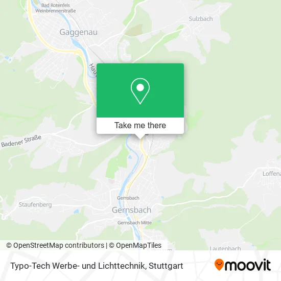 Карта Typo-Tech Werbe- und Lichttechnik