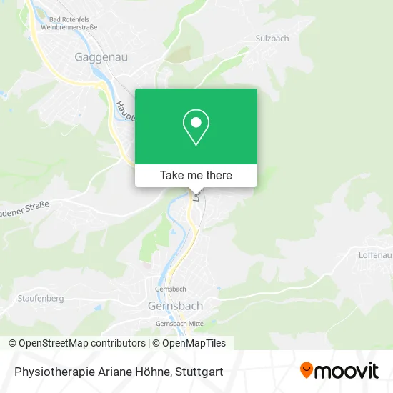 Карта Physiotherapie Ariane Höhne