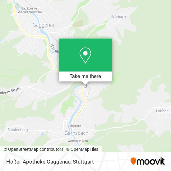 Карта Flößer-Apotheke Gaggenau