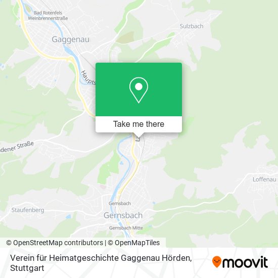 Verein für Heimatgeschichte Gaggenau Hörden map