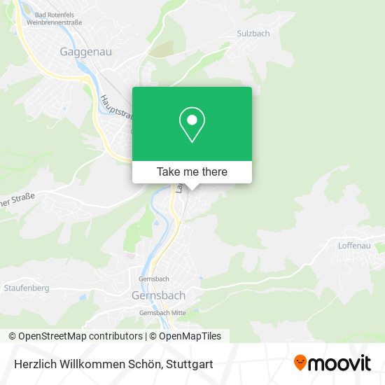 Herzlich Willkommen Schön map